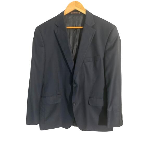 Peter Millar blazer sport coat men’s size 42S navy 100% wool classic career - Picture 2 of 6